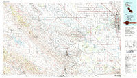 Taft California Historical topographic map, 1:100000 scale, 30 X 60 Minute, Year 1981