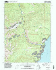 Tahoe City California Historical topographic map, 1:24000 scale, 7.5 X 7.5 Minute, Year 1992