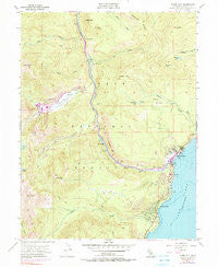 Tahoe City California Historical topographic map, 1:24000 scale, 7.5 X 7.5 Minute, Year 1955