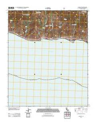 Tajiguas California Historical topographic map, 1:24000 scale, 7.5 X 7.5 Minute, Year 2012
