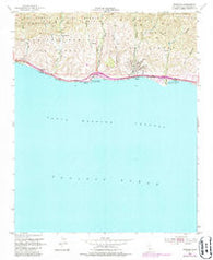 Tajiguas California Historical topographic map, 1:24000 scale, 7.5 X 7.5 Minute, Year 1953