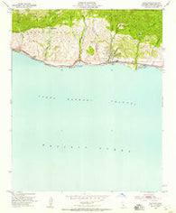 Tajiguas California Historical topographic map, 1:24000 scale, 7.5 X 7.5 Minute, Year 1953