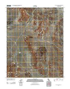 Talc City Hills California Historical topographic map, 1:24000 scale, 7.5 X 7.5 Minute, Year 2012