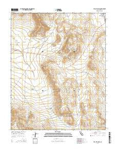 Talc City Hills California Current topographic map, 1:24000 scale, 7.5 X 7.5 Minute, Year 2015