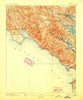 Tamalpais California Historical topographic map, 1:62500 scale, 15 X 15 Minute, Year 1897