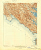 Tamalpais California Historical topographic map, 1:62500 scale, 15 X 15 Minute, Year 1897