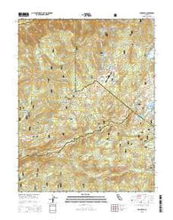 Tamarack California Current topographic map, 1:24000 scale, 7.5 X 7.5 Minute, Year 2015