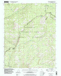 Tamarack Flat California Historical topographic map, 1:24000 scale, 7.5 X 7.5 Minute, Year 1997