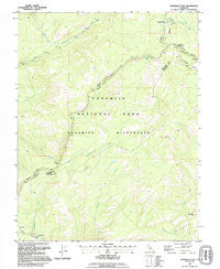 Tamarack Flat California Historical topographic map, 1:24000 scale, 7.5 X 7.5 Minute, Year 1992