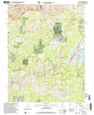 Tamarack California Historical topographic map, 1:24000 scale, 7.5 X 7.5 Minute, Year 2001