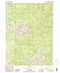 Tangle Blue Lake California Historical topographic map, 1:24000 scale, 7.5 X 7.5 Minute, Year 1986