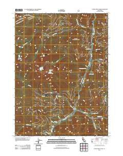 Tangle Blue Lake California Historical topographic map, 1:24000 scale, 7.5 X 7.5 Minute, Year 2012