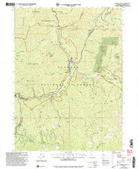 Tanners Peak California Historical topographic map, 1:24000 scale, 7.5 X 7.5 Minute, Year 2001