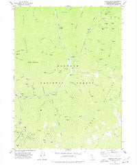 Tanners Peak California Historical topographic map, 1:24000 scale, 7.5 X 7.5 Minute, Year 1977