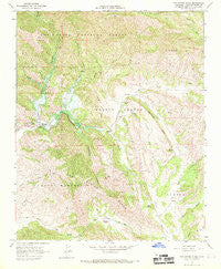 Tar Spring Ridge California Historical topographic map, 1:24000 scale, 7.5 X 7.5 Minute, Year 1967