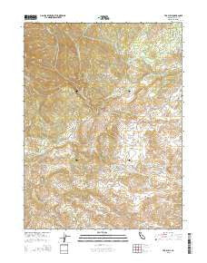 Tar Bully California Current topographic map, 1:24000 scale, 7.5 X 7.5 Minute, Year 2015