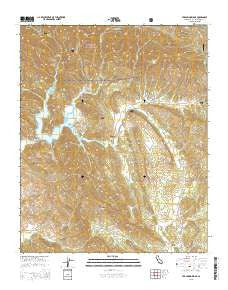 Tar Spring Ridge California Current topographic map, 1:24000 scale, 7.5 X 7.5 Minute, Year 2015