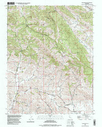 Tassajara California Historical topographic map, 1:24000 scale, 7.5 X 7.5 Minute, Year 1996