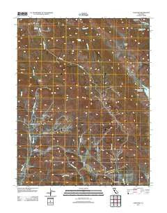 Tassajara California Historical topographic map, 1:24000 scale, 7.5 X 7.5 Minute, Year 2012