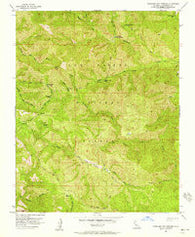 Tassajara Hot Springs California Historical topographic map, 1:24000 scale, 7.5 X 7.5 Minute, Year 1956