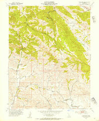 Tassajara California Historical topographic map, 1:24000 scale, 7.5 X 7.5 Minute, Year 1953