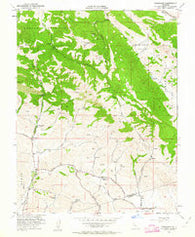 Tassajara California Historical topographic map, 1:24000 scale, 7.5 X 7.5 Minute, Year 1953