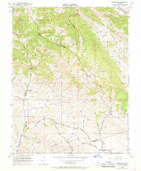 Tassajara California Historical topographic map, 1:24000 scale, 7.5 X 7.5 Minute, Year 1953