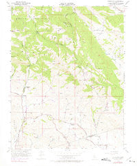 Tassajara California Historical topographic map, 1:24000 scale, 7.5 X 7.5 Minute, Year 1953