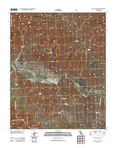Taylor Canyon California Historical topographic map, 1:24000 scale, 7.5 X 7.5 Minute, Year 2012
