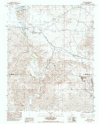 Tecopa California Historical topographic map, 1:24000 scale, 7.5 X 7.5 Minute, Year 1983