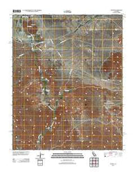 Tecopa California Historical topographic map, 1:24000 scale, 7.5 X 7.5 Minute, Year 2012