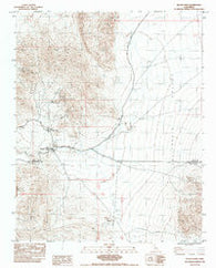 Tecopa Pass California Historical topographic map, 1:24000 scale, 7.5 X 7.5 Minute, Year 1983