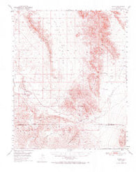 Tecopa California Historical topographic map, 1:62500 scale, 15 X 15 Minute, Year 1950
