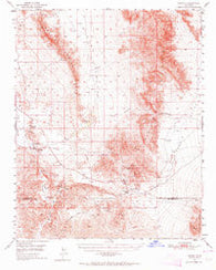 Tecopa California Historical topographic map, 1:62500 scale, 15 X 15 Minute, Year 1950