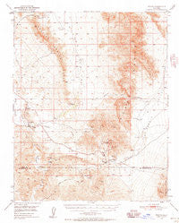 Tecopa California Historical topographic map, 1:62500 scale, 15 X 15 Minute, Year 1950