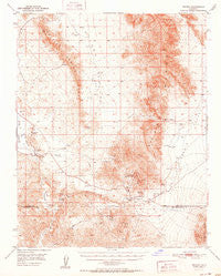 Tecopa California Historical topographic map, 1:62500 scale, 15 X 15 Minute, Year 1951