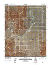Tecopa Pass California Historical topographic map, 1:24000 scale, 7.5 X 7.5 Minute, Year 2012