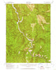 Tectah Creek California Historical topographic map, 1:62500 scale, 15 X 15 Minute, Year 1952