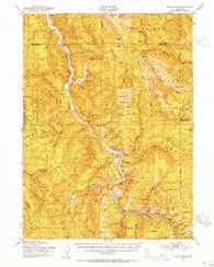 Tectah Creek California Historical topographic map, 1:62500 scale, 15 X 15 Minute, Year 1952