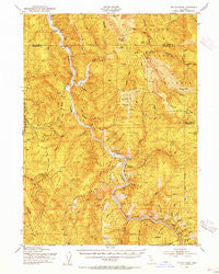 Tectah Creek California Historical topographic map, 1:62500 scale, 15 X 15 Minute, Year 1952