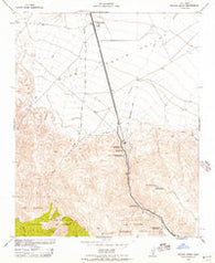 Tecuya Creek California Historical topographic map, 1:24000 scale, 7.5 X 7.5 Minute, Year 1942