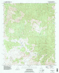 Tehachapi NE California Historical topographic map, 1:24000 scale, 7.5 X 7.5 Minute, Year 1992