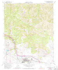 Tehachapi North California Historical topographic map, 1:24000 scale, 7.5 X 7.5 Minute, Year 1966