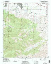 Tehachapi South California Historical topographic map, 1:24000 scale, 7.5 X 7.5 Minute, Year 1992