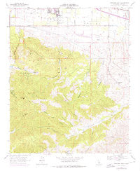 Tehachapi South California Historical topographic map, 1:24000 scale, 7.5 X 7.5 Minute, Year 1966