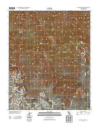 Tehachapi North California Historical topographic map, 1:24000 scale, 7.5 X 7.5 Minute, Year 2012