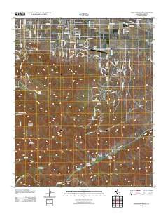 Tehachapi South California Historical topographic map, 1:24000 scale, 7.5 X 7.5 Minute, Year 2012