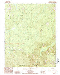 Tehipite Dome California Historical topographic map, 1:24000 scale, 7.5 X 7.5 Minute, Year 1987