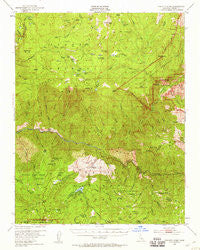 Tehipite Dome California Historical topographic map, 1:62500 scale, 15 X 15 Minute, Year 1952