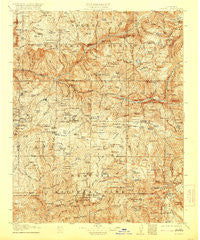 Tehipite California Historical topographic map, 1:125000 scale, 30 X 30 Minute, Year 1905